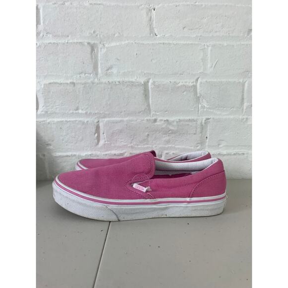 Vans Off The Wall Women's Classic Slip-On Shoes Neon Knockout Pink Size 5 - Picture 1 of 8